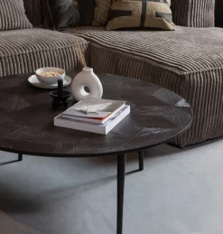 Divansoffor|Vardagsrum|WOOOD Soffa 'Bean' 4-sits - Brun/Manchester