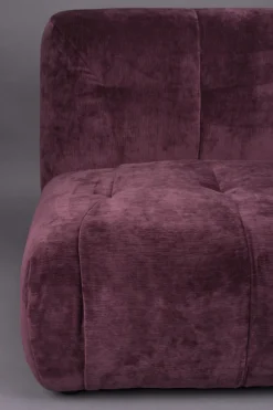 Modulsoffor|Vardagsrum|Dutchbone Soffa 'Giada' 1-sits - Plommon
