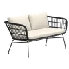 Utesoffor|Uteplats|Garden Prestige Soffa 'Isola' - Svart/beige