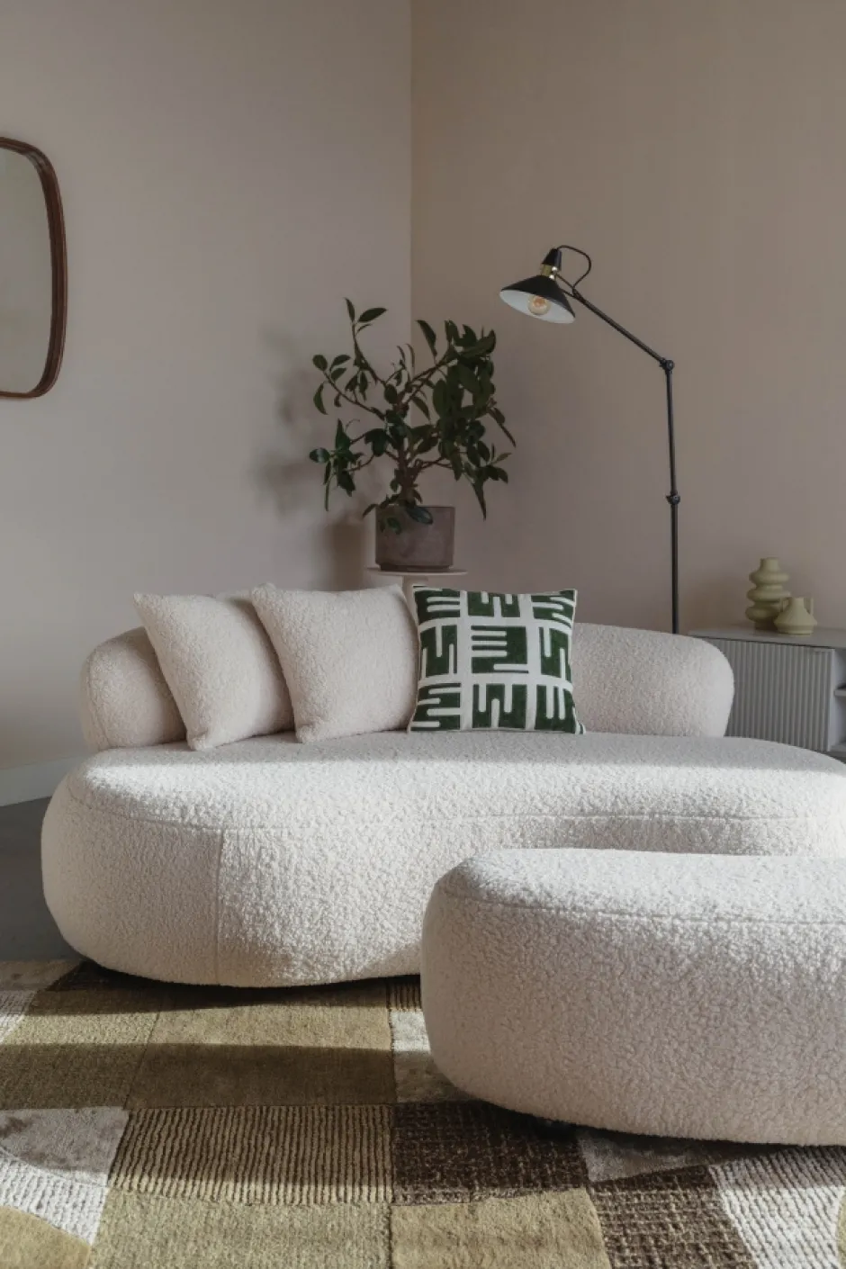 4-Sits Soffor|Vardagsrum|Zuiver Soffa 'Noxx'- Vit