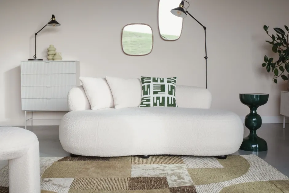 4-Sits Soffor|Vardagsrum|Zuiver Soffa 'Noxx'- Vit