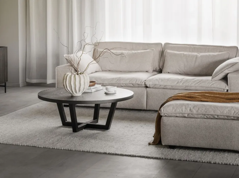 3-Sits Soffor|Vardagsrum|Rowico Home Soffa 'Rawlins' 3-sits 226cm - Beige
