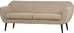 2-Sits Soffor|Vardagsrum|WOOOD Soffa 'Rocco' - Beige/Teddy