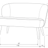 2-Sits Soffor|Vardagsrum|WOOOD Soffa 'Sara' - Grön/Sammet