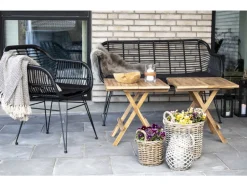 Utemöbler|Uteplats|Garden Prestige Soffa 'Trieste' - Svart
