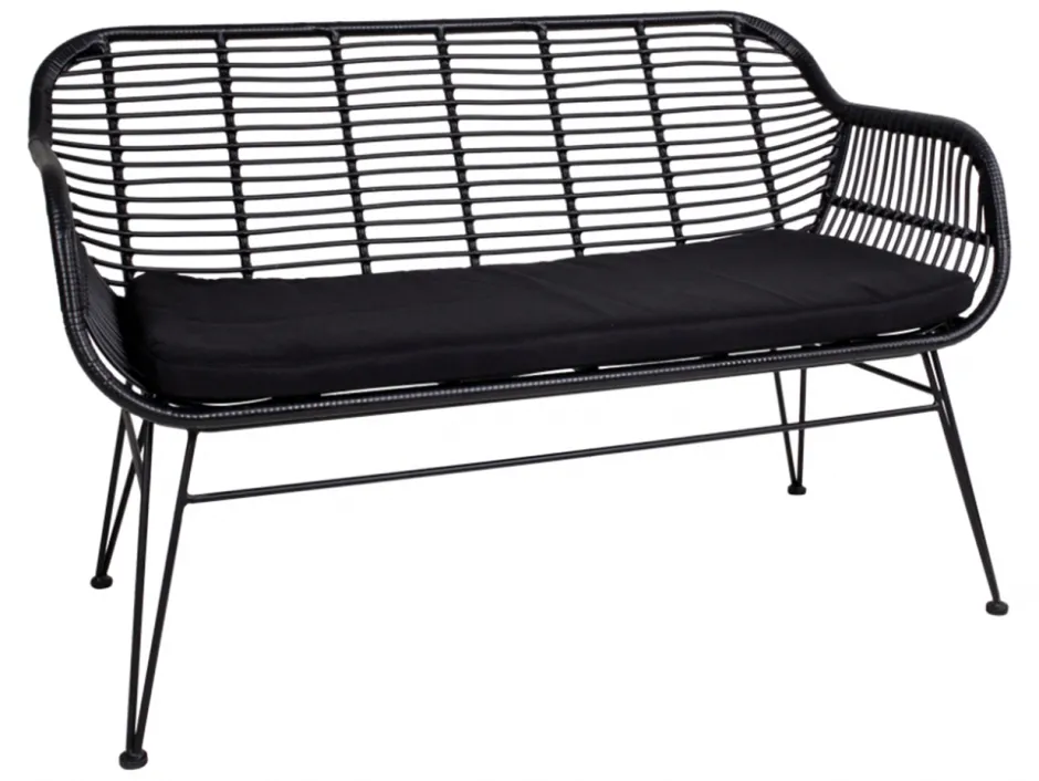 Utemöbler|Uteplats|Garden Prestige Soffa 'Trieste' - Svart