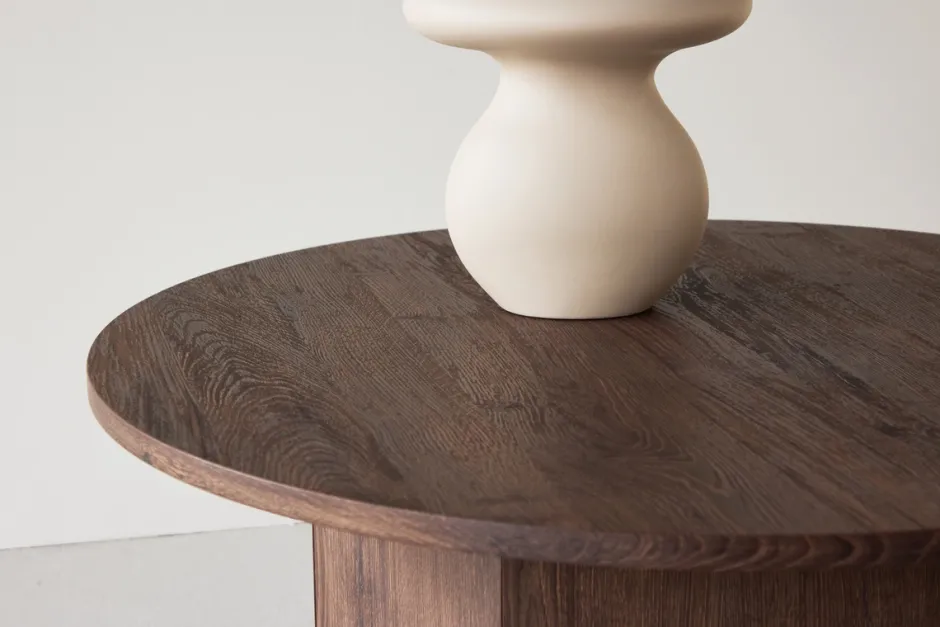 Soffbord|Vardagsrum|Reforma Soffbord 'Björkvik' Runt 80cm - Mocka