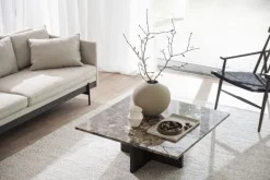 Soffbord|Vardagsrum|Rowico Home Soffbord 'Brooksville' 90x90cm - Brun