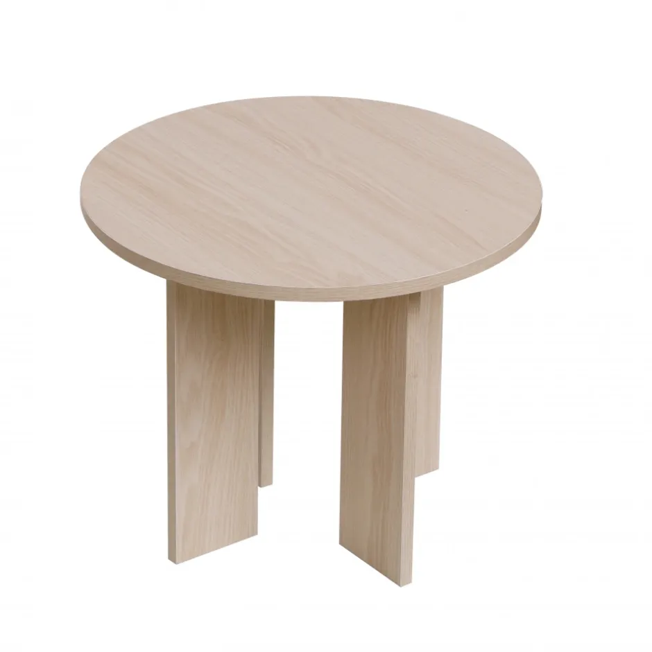 Soffbord|Vardagsrum|Reforma Soffbord 'Créme' Runt 55 cm - Natur