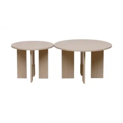 Soffbord|Vardagsrum|Reforma Soffbord 'Créme' Runt 55 cm - Natur