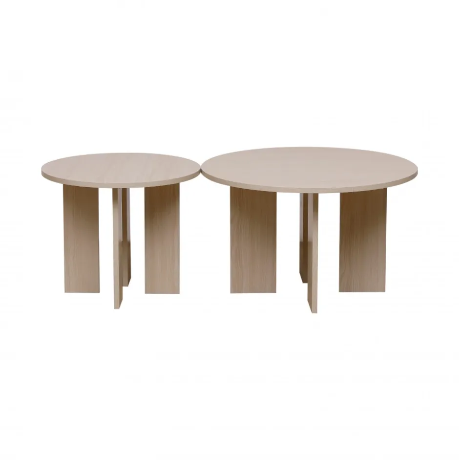 Soffbord|Vardagsrum|Reforma Soffbord 'Créme' Runt 55 cm - Natur