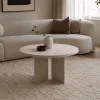 Soffbord|Vardagsrum|Reforma Soffbord 'Créme' Runt 75cm - Natur