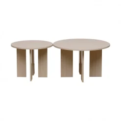 Soffbord|Vardagsrum|Reforma Soffbord 'Créme' Runt 75cm - Natur