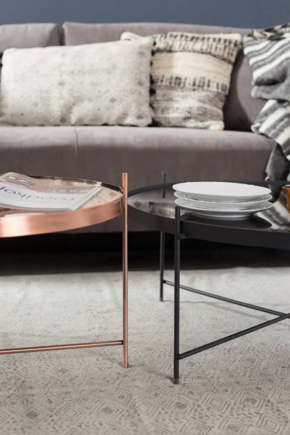 Soffbord|Vardagsrum|Zuiver Soffbord 'Cupid' - Koppar L