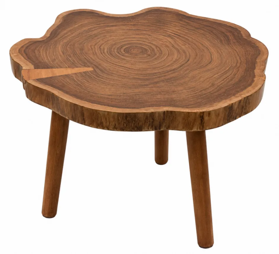 Bord|Soffbord|Vintage Soffbord 'Earth' - Trä