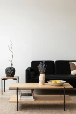 Bord|Soffbord|Reforma Soffbord 'Frida' - Natur/Svart