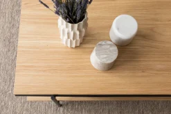 Bord|Soffbord|Reforma Soffbord 'Frida' - Natur/Svart