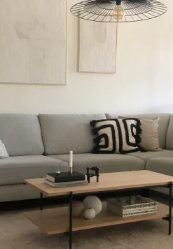 Bord|Soffbord|Reforma Soffbord 'Frida' - Natur/Svart