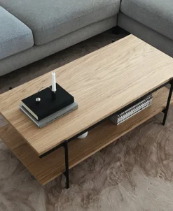 Bord|Soffbord|Reforma Soffbord 'Frida' - Natur/Svart