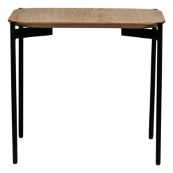 Bord|Soffbord|Reforma Soffbord 'Frida' 50x50cm - Natur/Svart