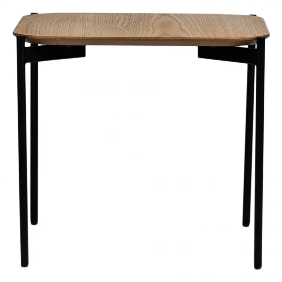 Bord|Soffbord|Reforma Soffbord 'Frida' 50x50cm - Natur/Svart