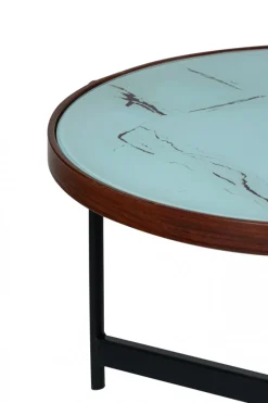 Bord|Soffbord|Reforma Soffbord 'Marble' 2 delar - Svart/Vit