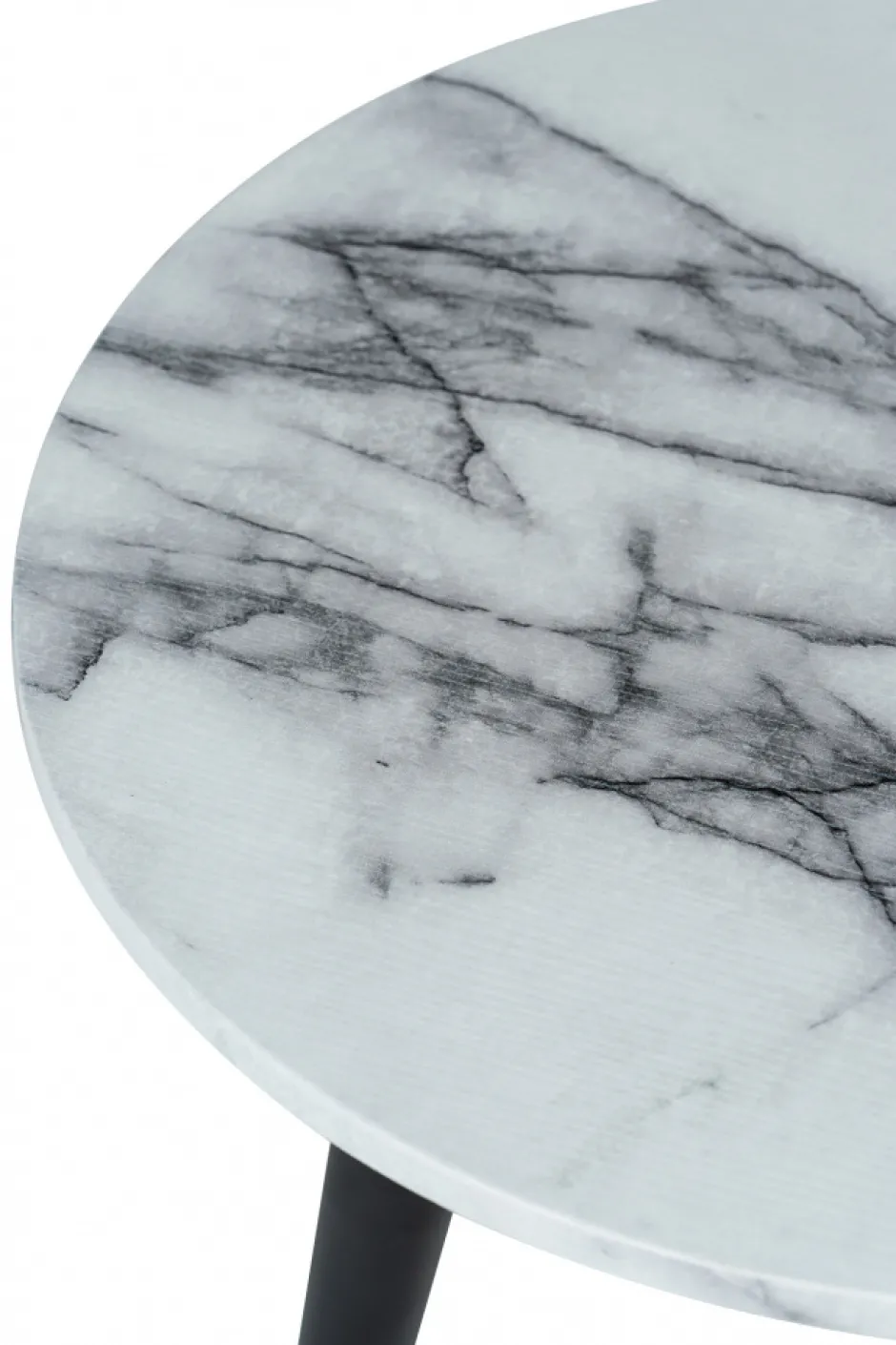 Bord|Soffbord|Reforma Soffbord 'Marbleous' - Vit/Svart