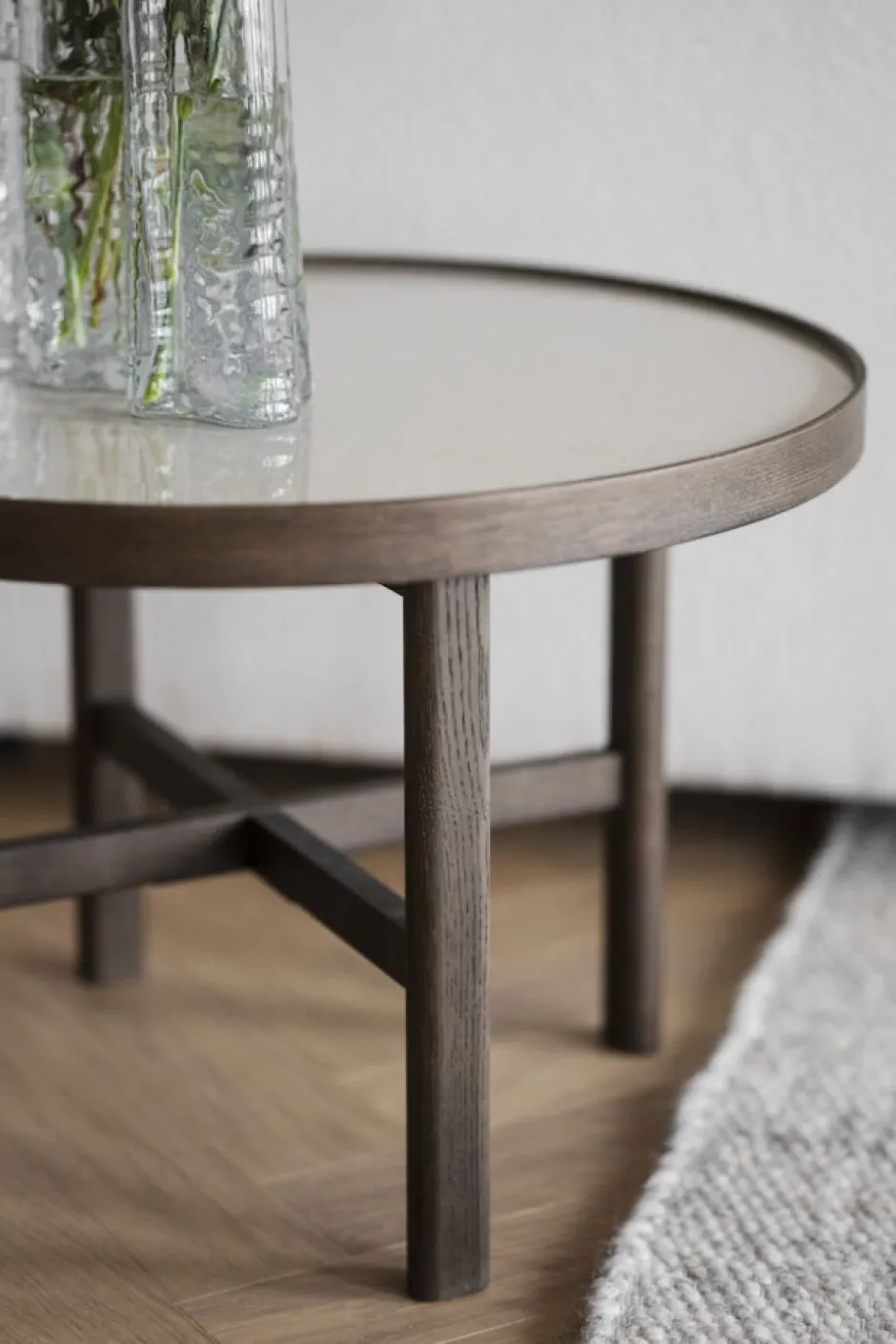 Soffbord|Vardagsrum|Rowico Home Soffbord 'Marsden' Runt 60cm - Brun