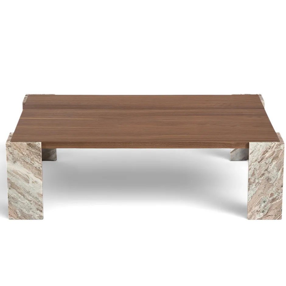 Soffbord|Vardagsrum|Reforma Soffbord 'Monte' 115x75cm - Valnöt/Sten