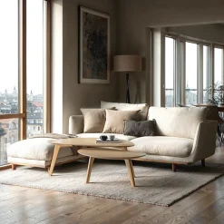 Bord|Soffbord|Reforma Soffbord 'Nagano' 2 delar - Ek