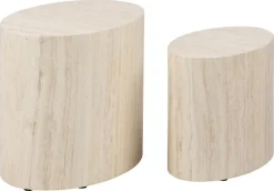 Soffbord|Vardagsrum|Reforma Soffbord 'Ponza' 2 delar - Beige