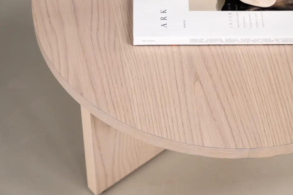 Bord|Soffbord|Reforma Soffbord 'Smögen' Runt 85cm - Natur
