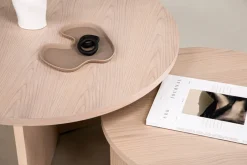 Bord|Soffbord|Reforma Soffbord 'Smögen' Runt 85cm - Natur