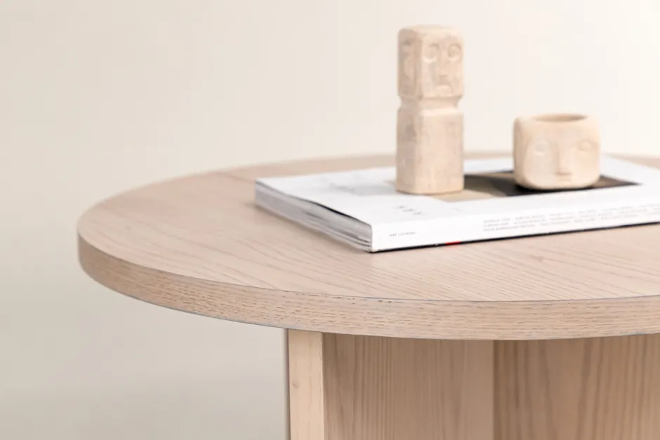 Bord|Soffbord|Reforma Soffbord 'Smögen' Runt 85cm - Natur