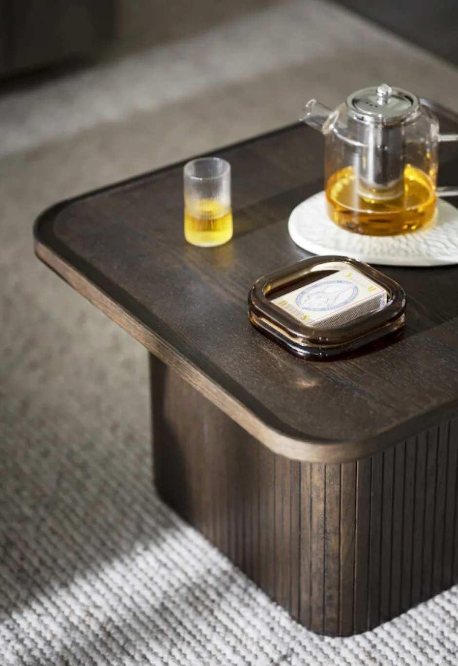 Soffbord|Vardagsrum|Rowico Home Soffbord 'Sullivan' 80x80cm - Brun