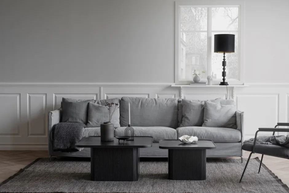 Soffbord|Vardagsrum|Rowico Home Soffbord 'Sullivan' 80x80cm - Svart