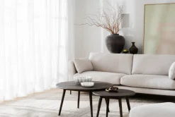 Soffbord|Vardagsrum|Rowico Home Soffbord 'Tompkins' runt Ø90 - Brun