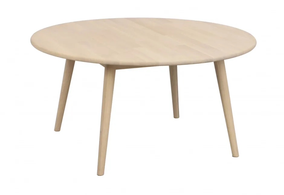 Soffbord|Vardagsrum|Rowico Home Soffbord 'Tompkins' runt Ø90 - Vitpigmenterad ek
