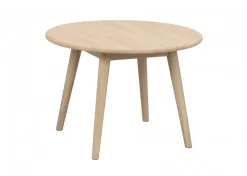 Soffbord|Vardagsrum|Rowico Home Soffbord 'Tompkins' runt Ø60 - Vitpigmenterad ek