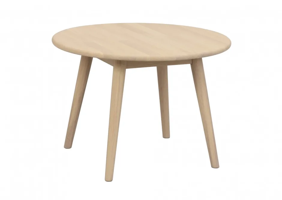 Soffbord|Vardagsrum|Rowico Home Soffbord 'Tompkins' runt Ø60 - Vitpigmenterad ek