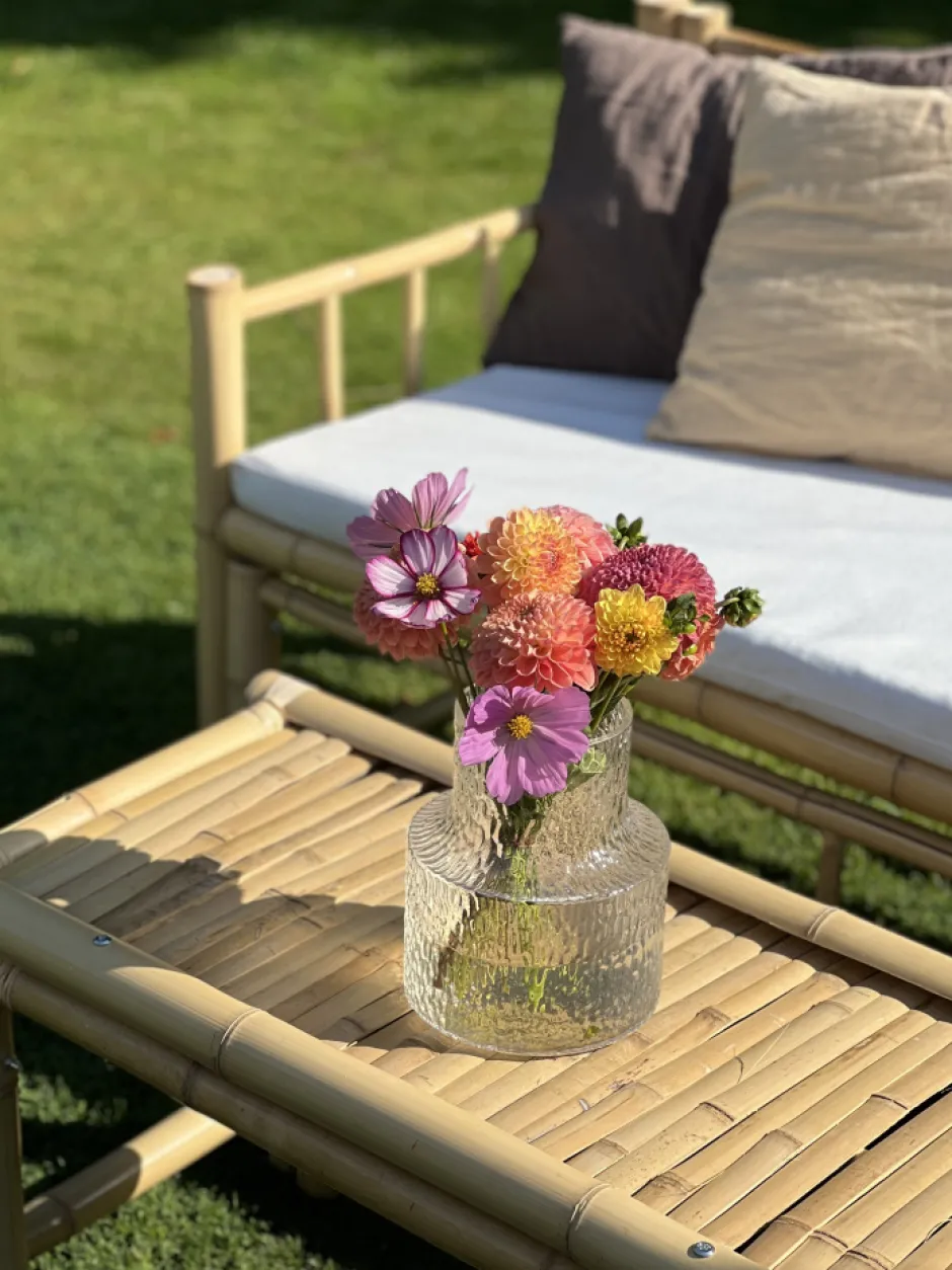 Utemöbler|Utebänkar|Garden Prestige Soffbord/Trädgårdsbänk 'Bambu' - Natur