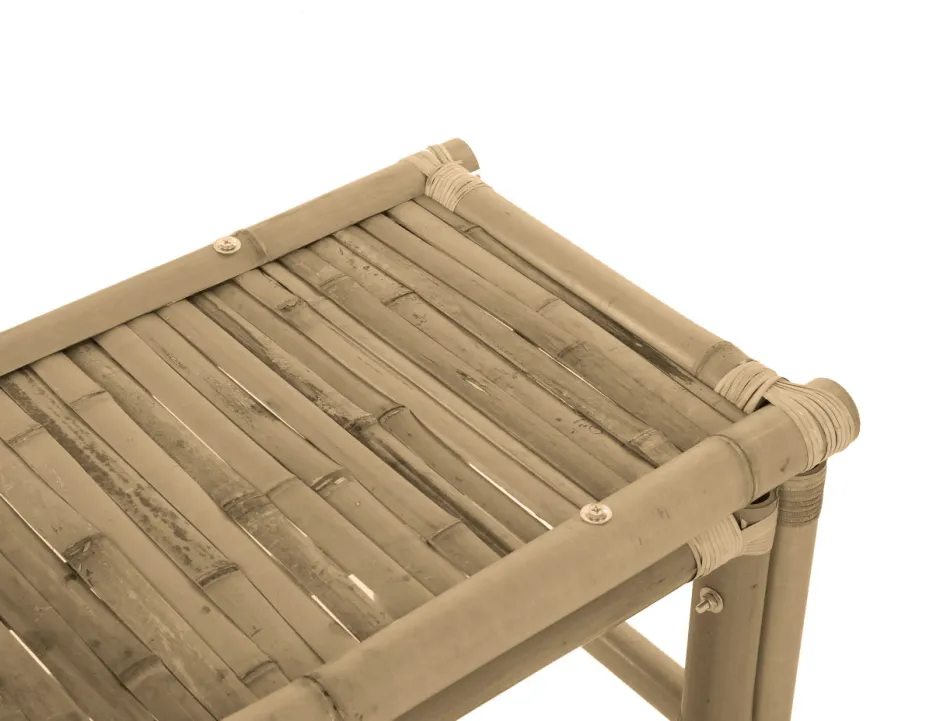 Utemöbler|Utebänkar|Garden Prestige Soffbord/Trädgårdsbänk 'Bambu' - Natur