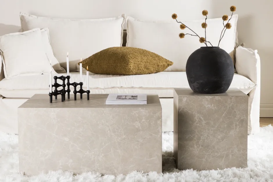 Soffbord|Vardagsrum|Reforma Soffbord 'Ydre' 60x80 - Beige