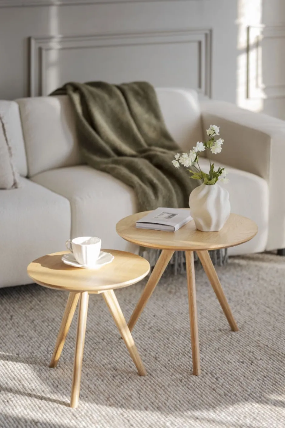 Soffbord|Vardagsrum|Rowico Home Soffbord 'Yumi' 2 delar - Ek