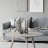 Soffbord|Vardagsrum|Rowico Home Soffbord 'Yumi' Runt 90cm - Vitpigmenterad ek