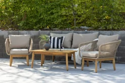 Utesoffor|Uteplats|Garden Prestige Soffgrupp 'Chania' - Beige/natur