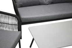 Utegrupper|Uteplats|Garden Prestige Soffgrupp 'Gaeta' - Svart
