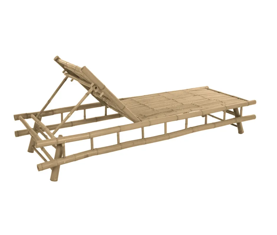 Utemöbler|Solstolar & Solsängar|Garden Prestige Solsäng 'Bambu' - Natur