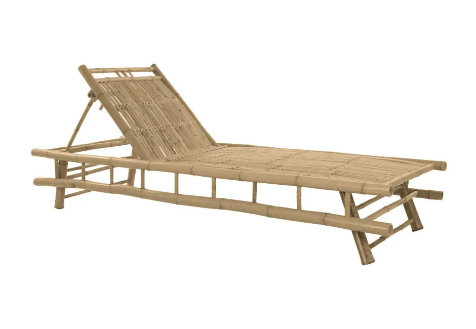 Utemöbler|Solstolar & Solsängar|Garden Prestige Solsäng 'Bambu' - Natur