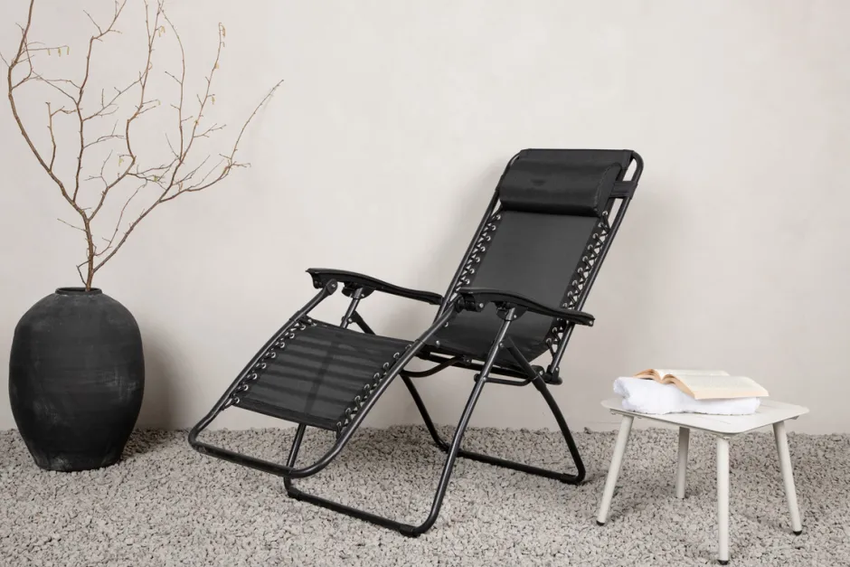 Solstolar & Solsängar|Uteplats|Garden Prestige Solstol 'Antibes' - Svart